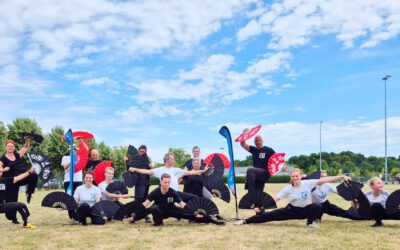 Tai Chi Lehrgang „24er Peking Form mit Doppelfächer“, Moers 2025 mit Meister Michael Maier. © Foto: Michael Maier, 2025.